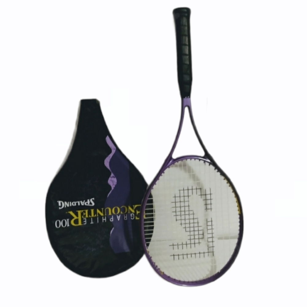Spalding Graphite 100 Encounter Tennis Racquet L4: 4 1/2
